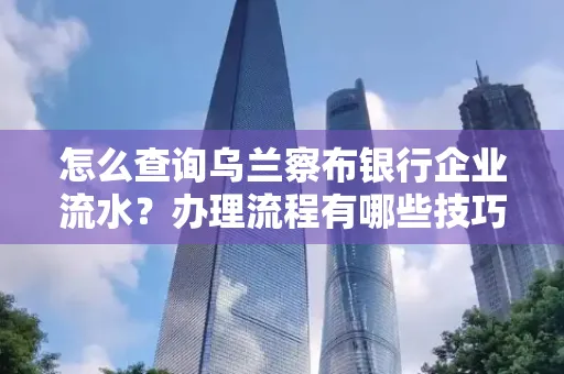 怎么查询乌兰察布银行企业流水?办理流程有哪些技巧?